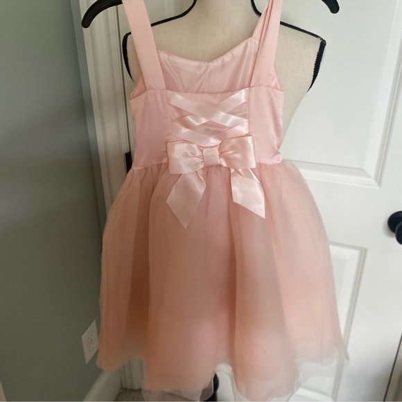 Janie & Jack Pink Sleeveless Dress Size 7 - Picture 2 of 4